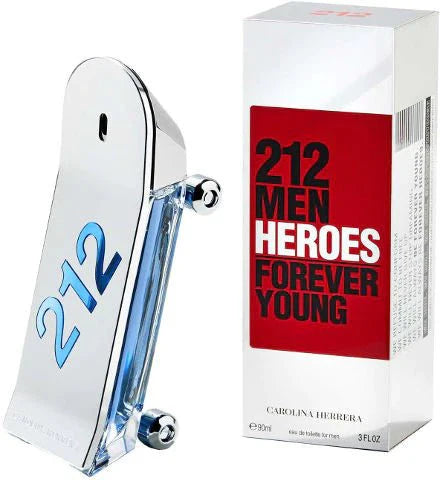 212 Men Heroes Forever Young Eau De Toilette 90ml - BEAUTY BAR