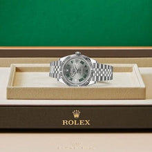 Rolex Datejust 41 Silver And Gray Hand Watch