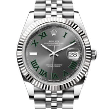 Rolex Datejust 41 Silver And Gray Hand Watch