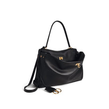 Balenciaga Rodeo Medium Handbag In Black Smooth Calfskin - BEAUTY BAR