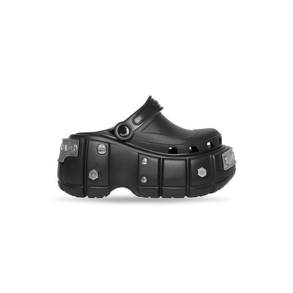 Balenciaga X Crocs Rubber Studded Accents Sandals - BEAUTY BAR