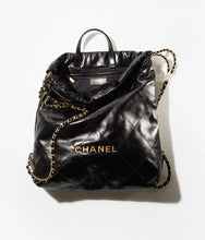 Chanel 22 Large Backpack Black - BEAUTY BAR