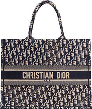 Dior Book Tote White And Gold - Tone Dior Oblique Embroidery - BEAUTY BAR