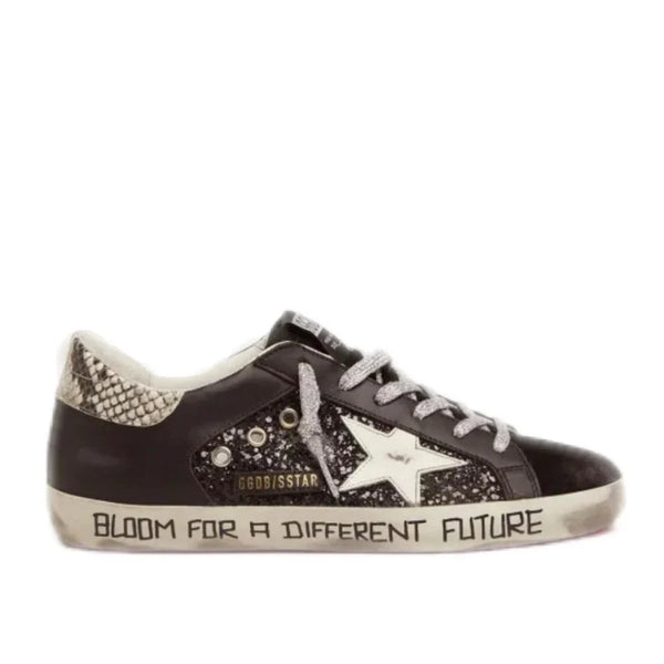 Golden Goose LTD Sneakers With Glitter And Handwritten Lettering - BEAUTY BAR