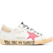 Golden Goose Superstar Low-Top Sneakers White, Pink, Calf Leather - BEAUTY BAR