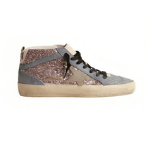 Golden Goose Women's Pink Mid Star Glitter And Leather - BEAUTY BAR