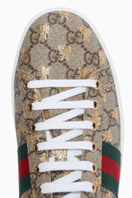 GUCCI Beige & Ebony Ace Low-Top Sneakers - BEAUTY BAR