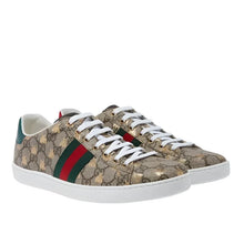 GUCCI Beige & Ebony Ace Low-Top Sneakers - BEAUTY BAR