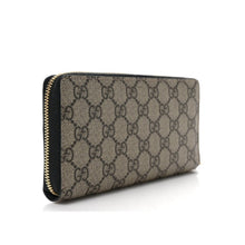 Gucci Brown Animalier GG Supreme Long Wallet Beige - BEAUTY BAR