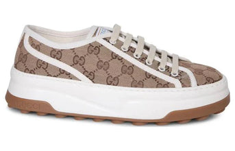 Gucci GG Sneaker 'Interlocking G - Beige' - BEAUTY BAR