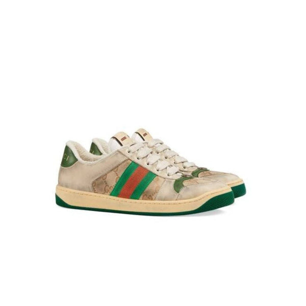 Gucci Women Screener Sneaker Green - BEAUTY BAR