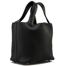 Hermes Picotin Lock MM Shoulder Bag In Black Clemence Leather - BEAUTY BAR