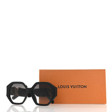 Louis Vuitton Acetate LV Icon Round Sunglasses Z1728E Black - BEAUTY BAR