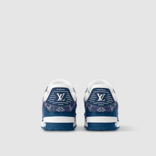 Louis Vuitton LV Trainer Monogram Denim White Blue - BEAUTY BAR