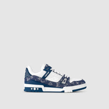 Louis Vuitton LV Trainer Monogram Denim White Blue - BEAUTY BAR