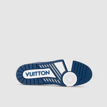 Louis Vuitton LV Trainer Monogram Denim White Blue - BEAUTY BAR