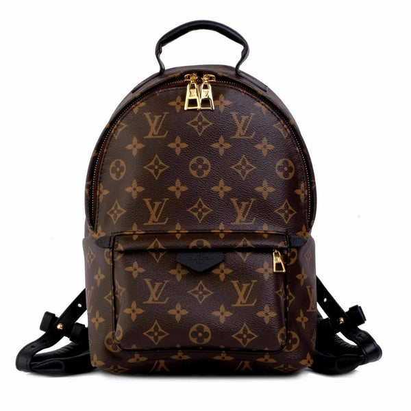 Louis Vuitton Palm Springs PM Monogram Black Leather Backpack - BEAUTY BAR