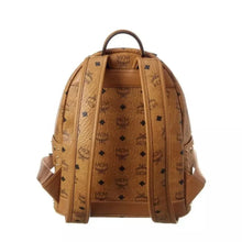 MCM Studded Stark Big Backpack Black-Brown - BEAUTY BAR