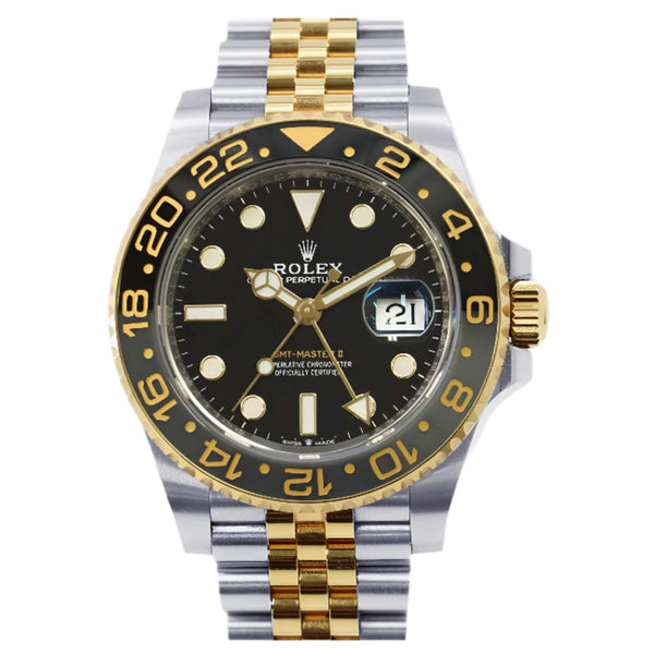 Men's Rolex GMT - Master II 16713 Black Dial - BEAUTY BAR