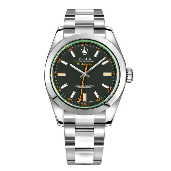 Rolex Milgauss 40mm Black Dial Oystersteel Luxury - BEAUTY BAR