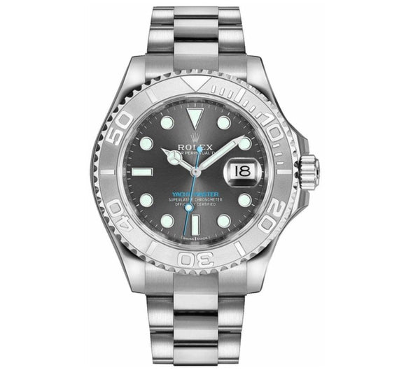 Rolex Yacht - Master Platinum Bezel Oystersteel Men's Watch 40 116622 - BEAUTY BAR