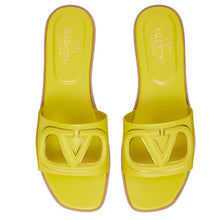 Valentino V Logo Cut - Out Slide Sandal - BEAUTY BAR