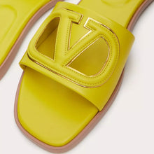 Valentino V Logo Cut - Out Slide Sandal - BEAUTY BAR